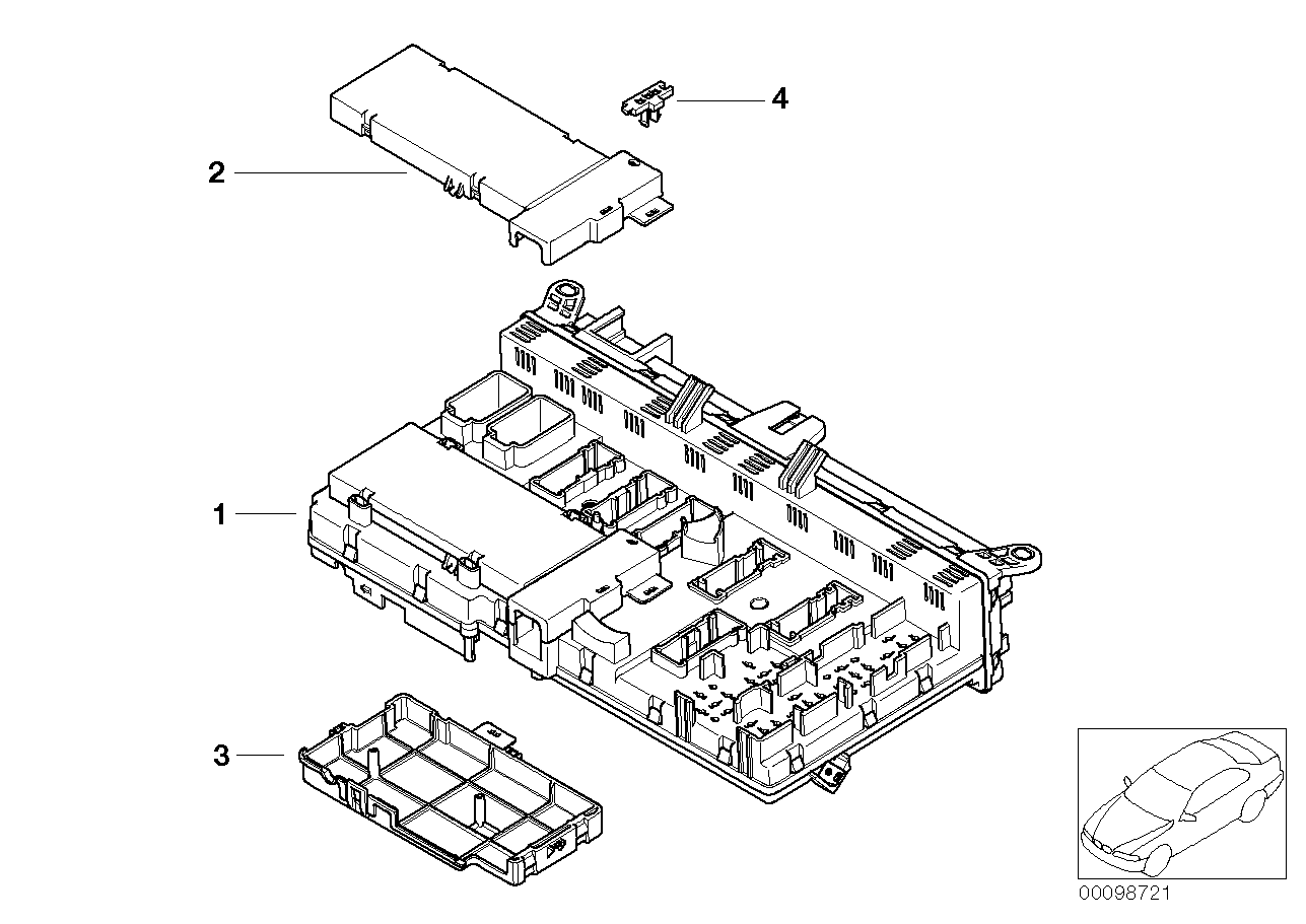 BMW 61138384527 Fuse Box