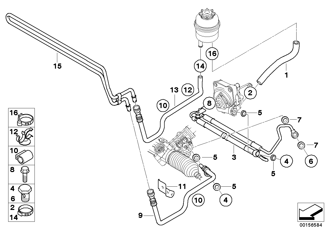 BMW 32407838240 Clip