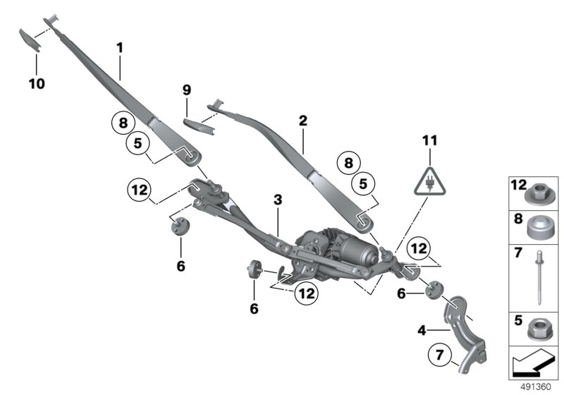 BMW 61139144234 Socket Housing