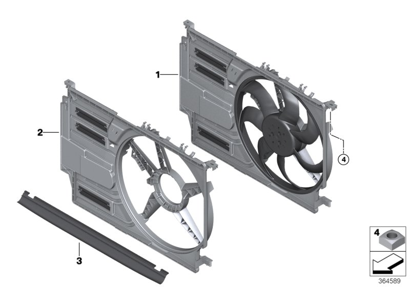 BMW 17118600269 Mounting-Kit