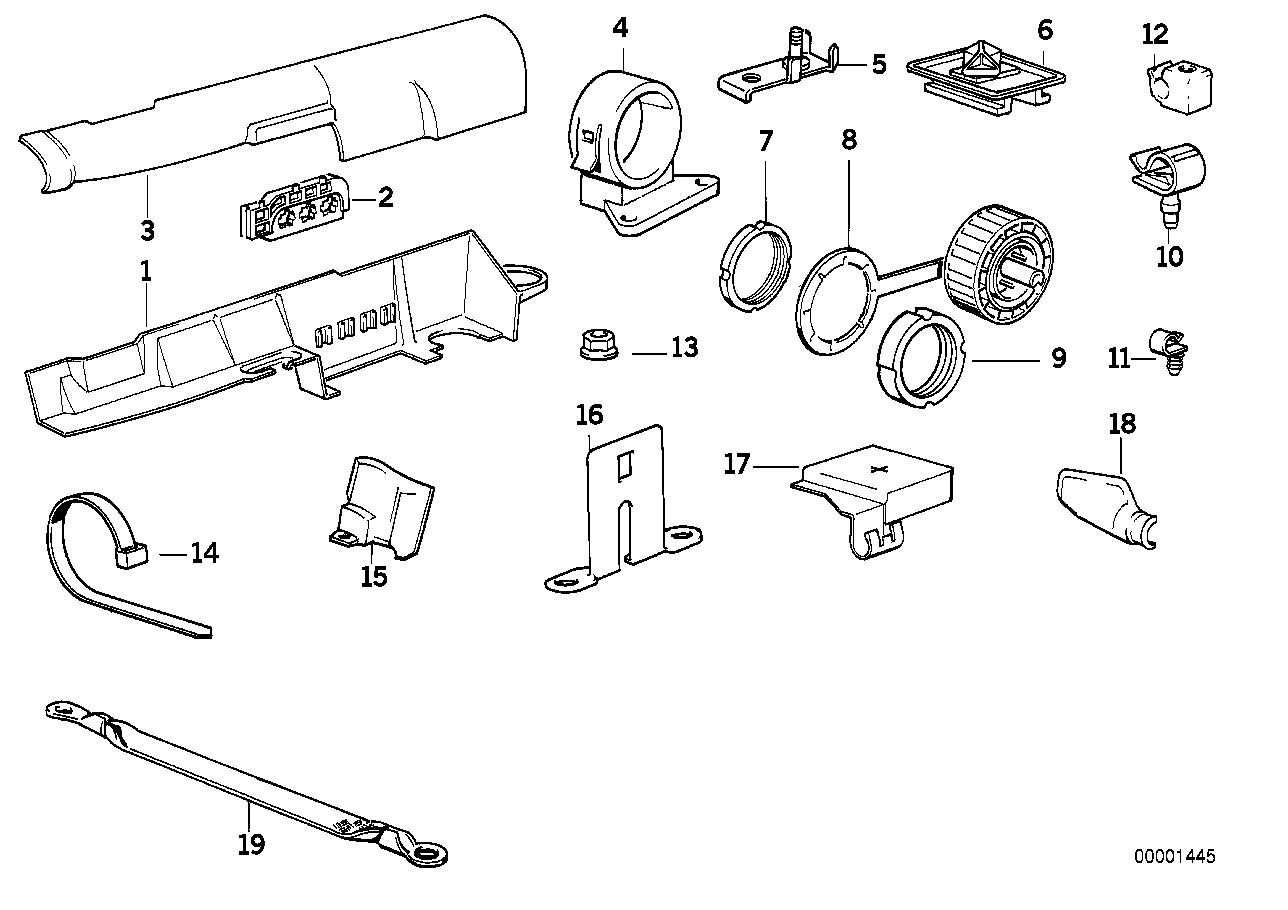 BMW 51711377399 Holder