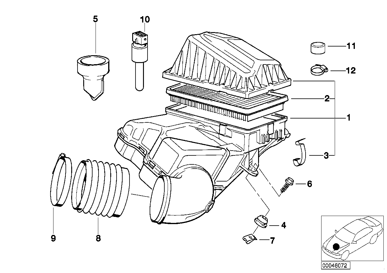 BMW 13711729700 Rubber Mounting