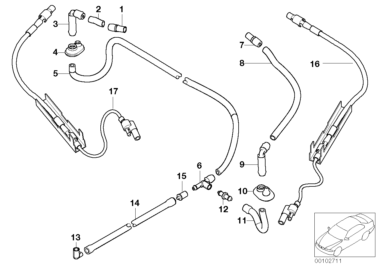 BMW 61667001940 Grommet