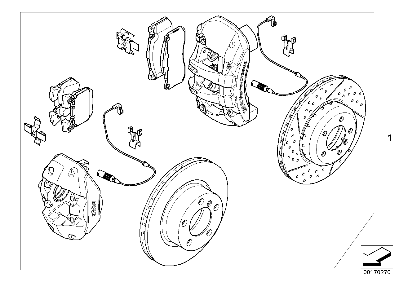 BMW 34110444766 Sports Brake Retrofit Kit