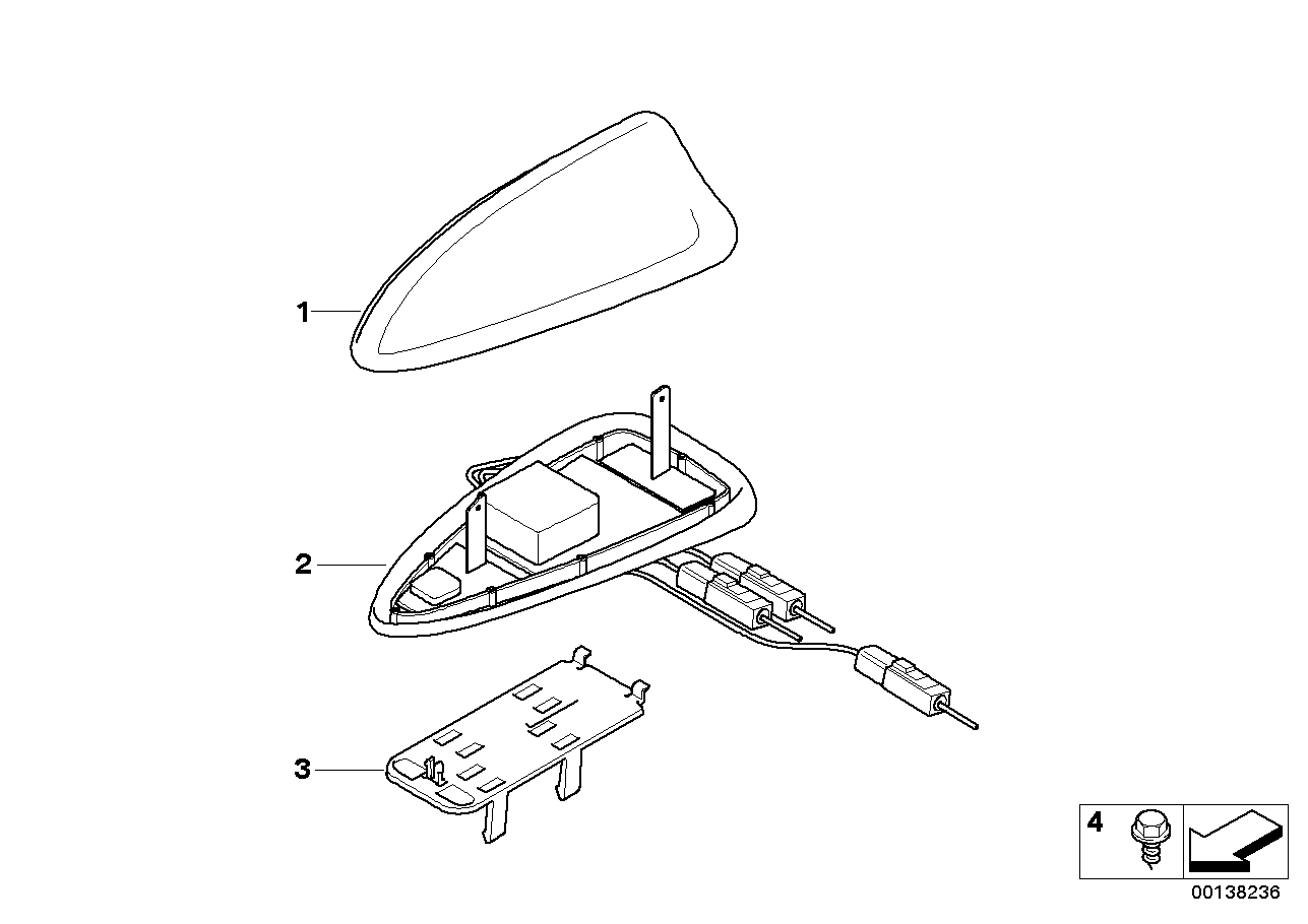 BMW 65206933755 Holder