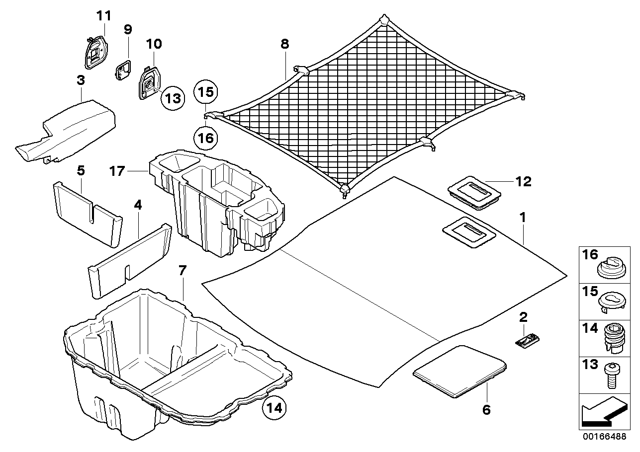 BMW 51718040078 Tray, Multifunctionl Pan