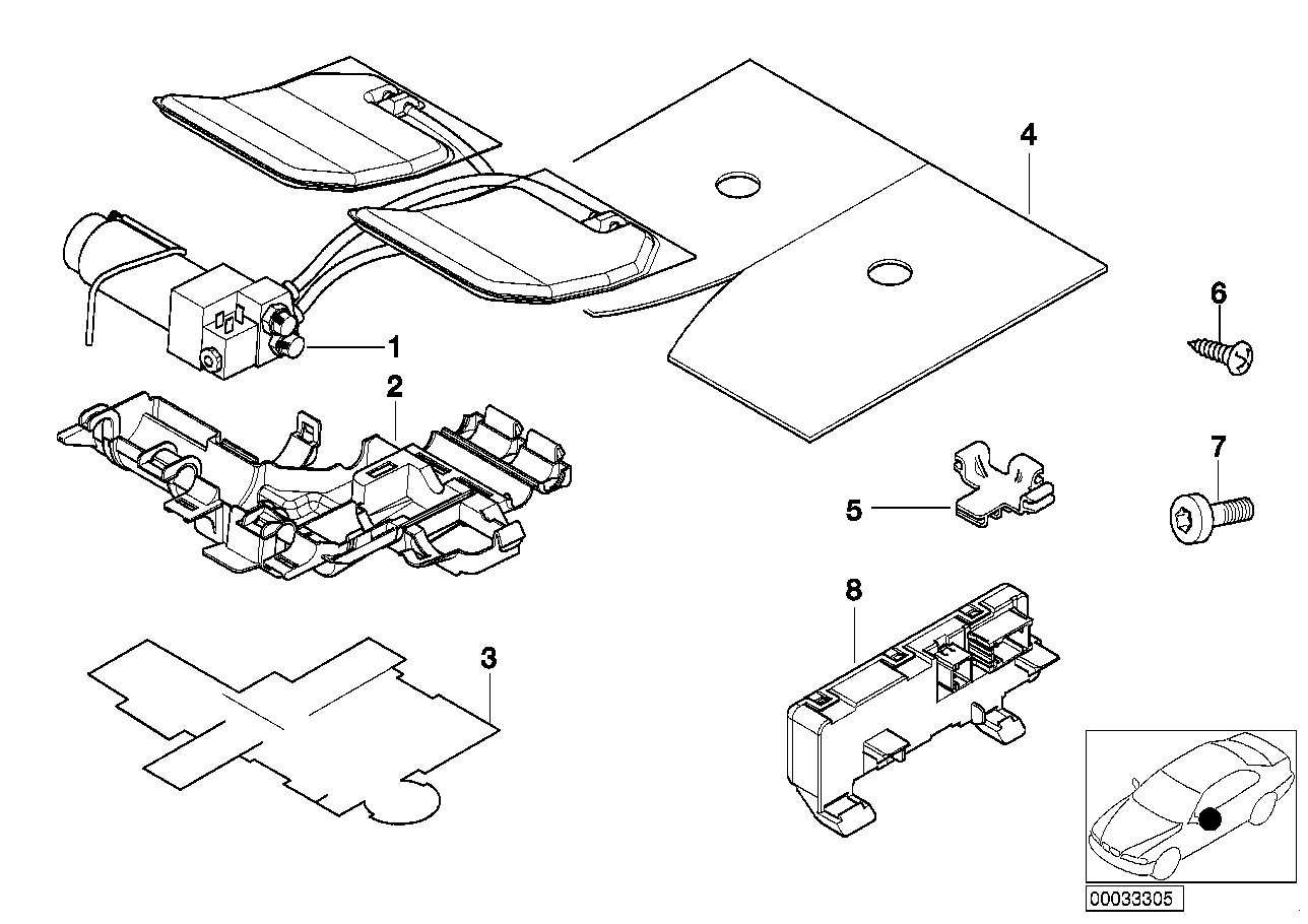 BMW 52107032761 Drive, Active Seat