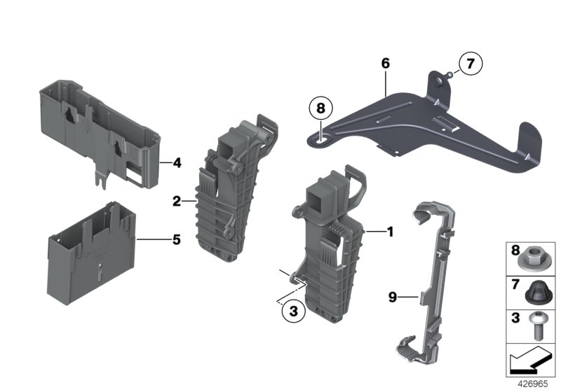 BMW 61359209685 Holder, Voltage Transformer