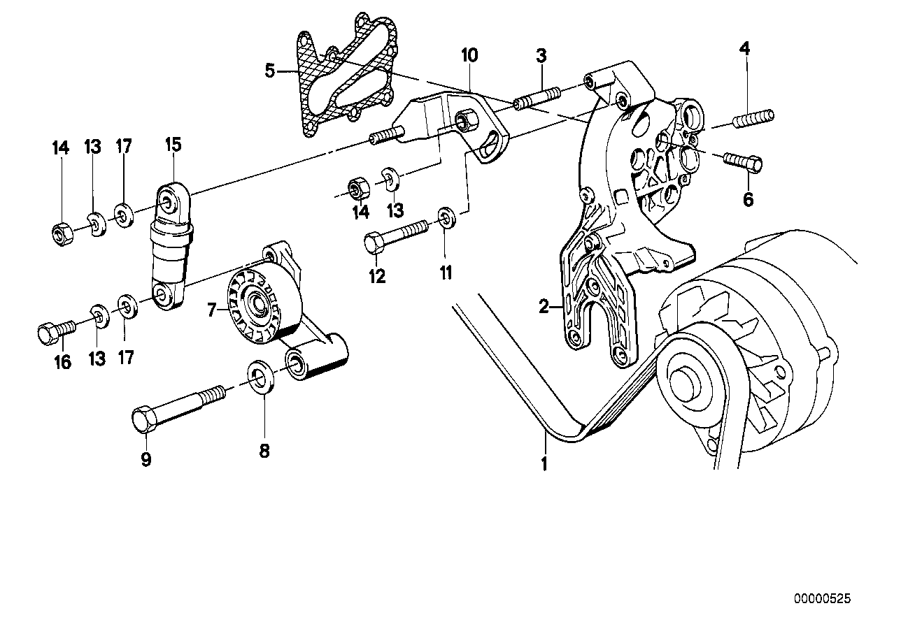 BMW 07119912517 Hex Bolt