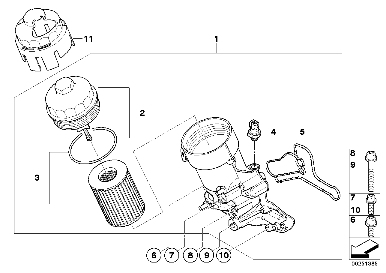 BMW 07129905560 Isa Screw With Washer