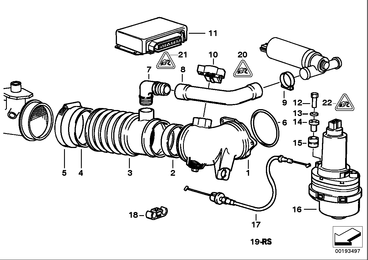 BMW 13541747471 Hose