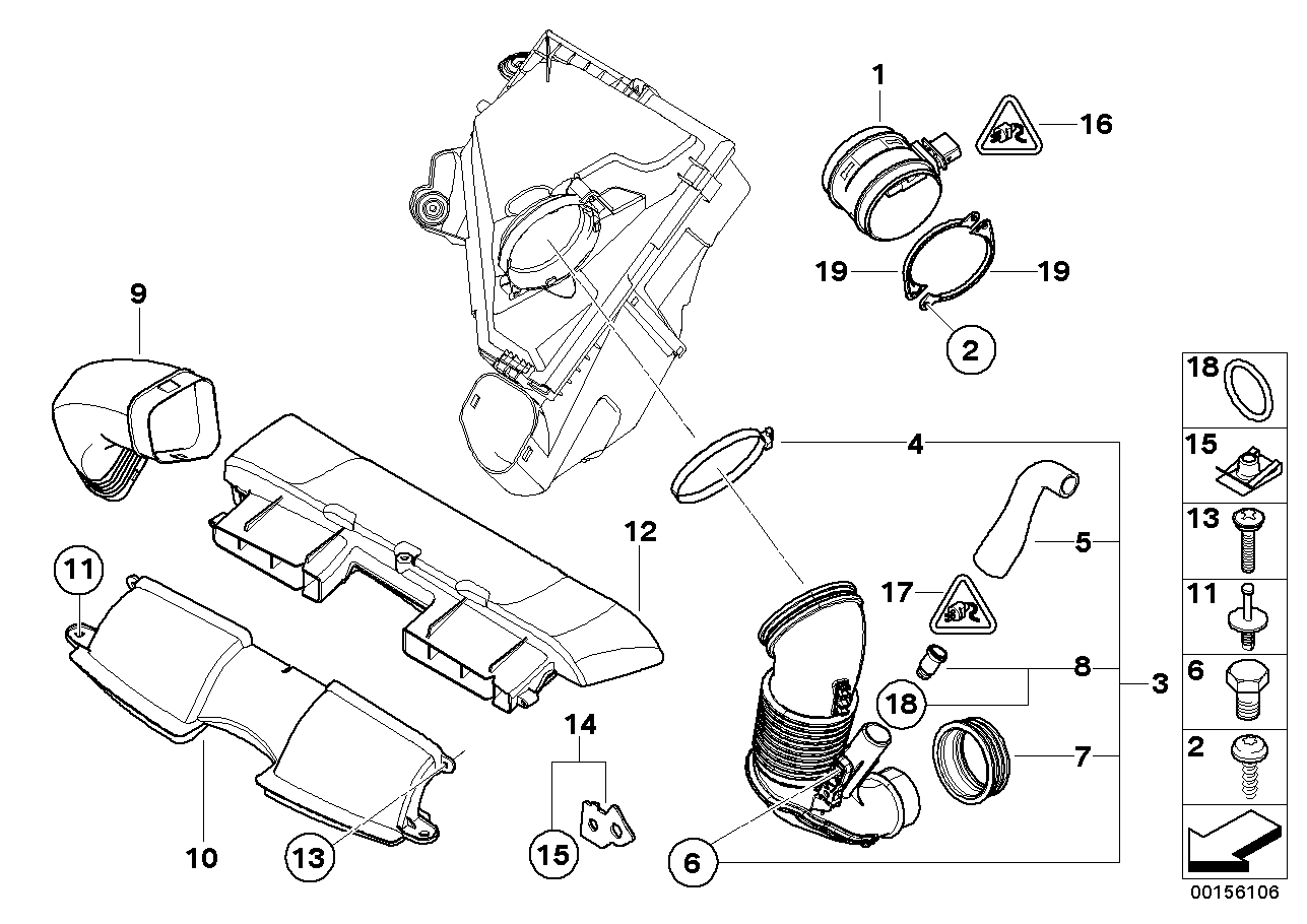 BMW 12521433204 Plug Housing