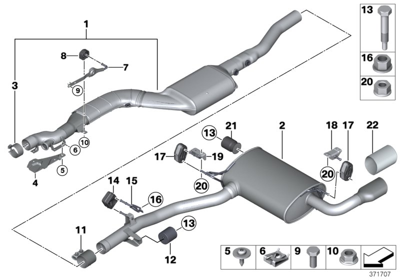 BMW 07147367231 Fillister Head Screw