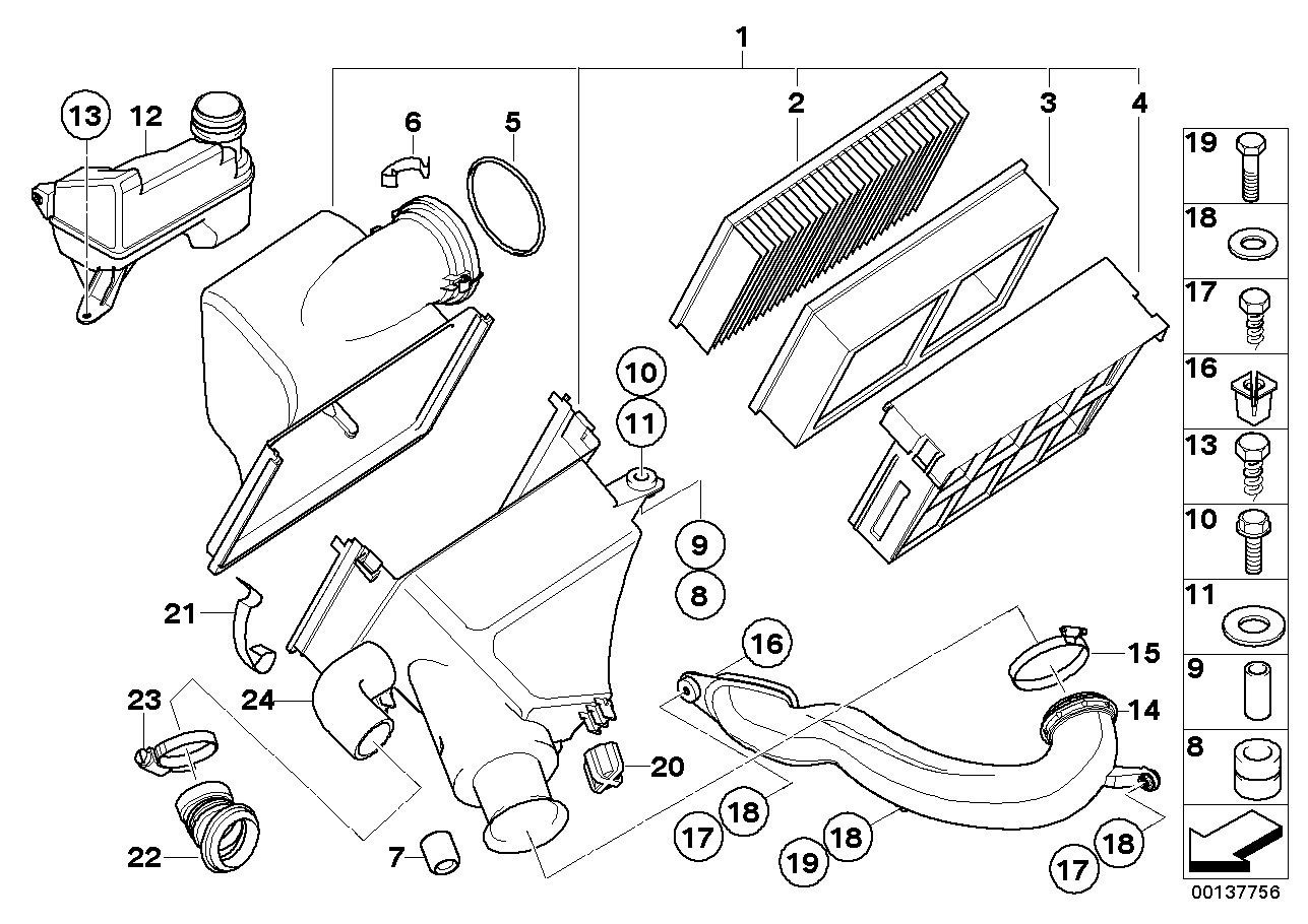 BMW 07119900732 Hex Bolt With Washer