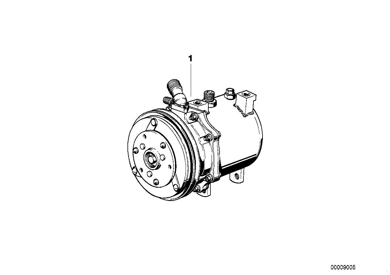 BMW 61121380152 Wiring Magnetic Clutch