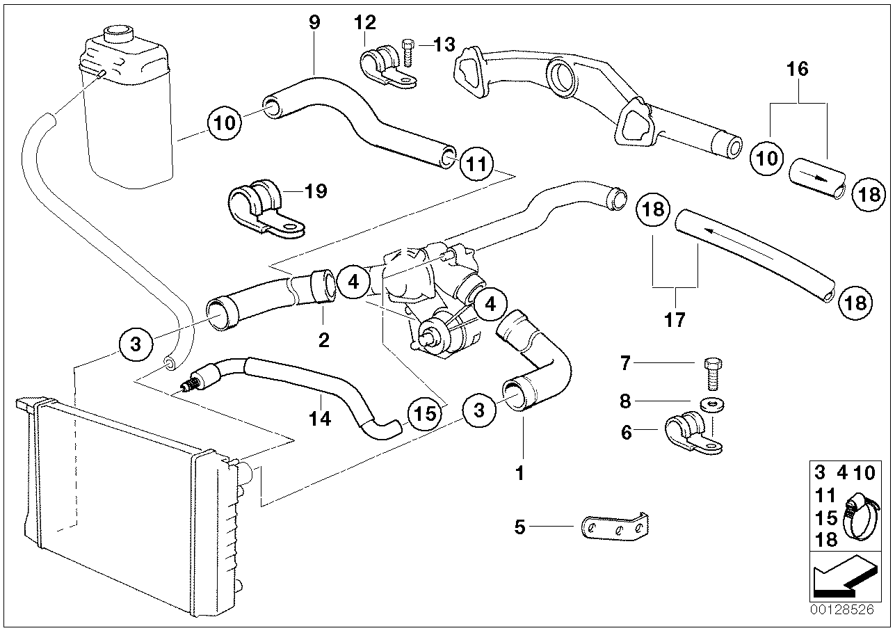 BMW 11531704602 Holder