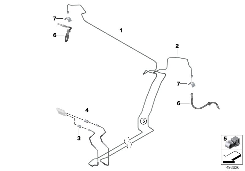 BMW 34326871325 PIPE CONNECTION