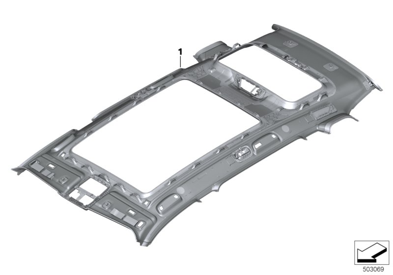 BMW 51447997824 ROOFLINER PANORAMA GLASS ROO