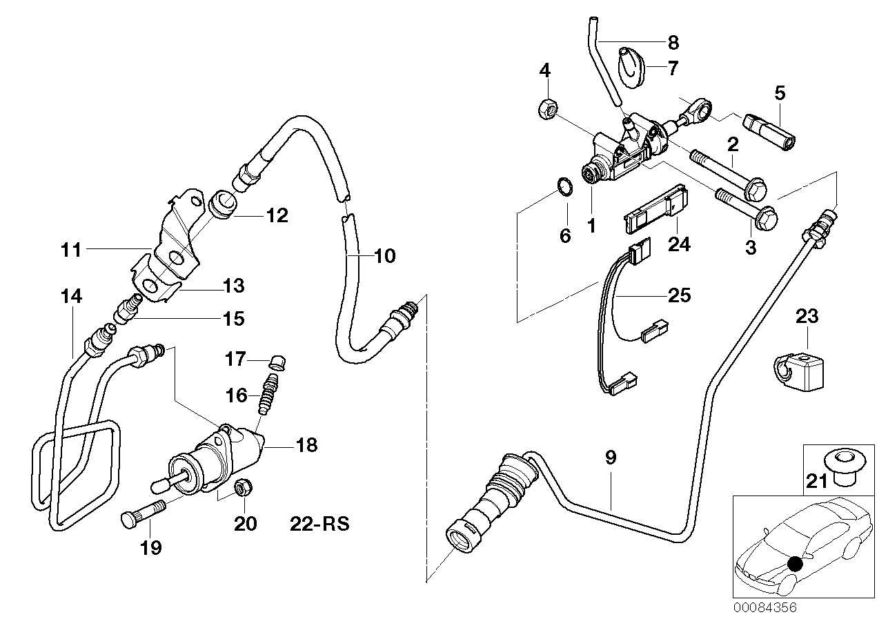 BMW 21526755892 Lock Valve