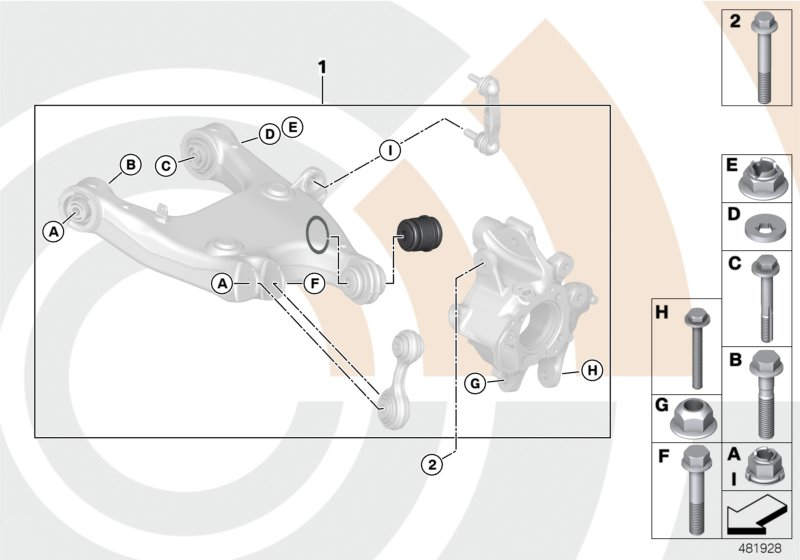 BMW 33322450894 Repair Kit, Ball Joint