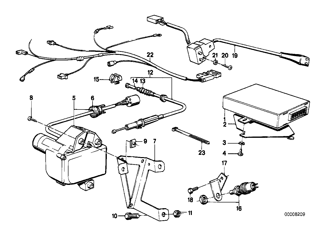 BMW 65711371419 Bowden Cable