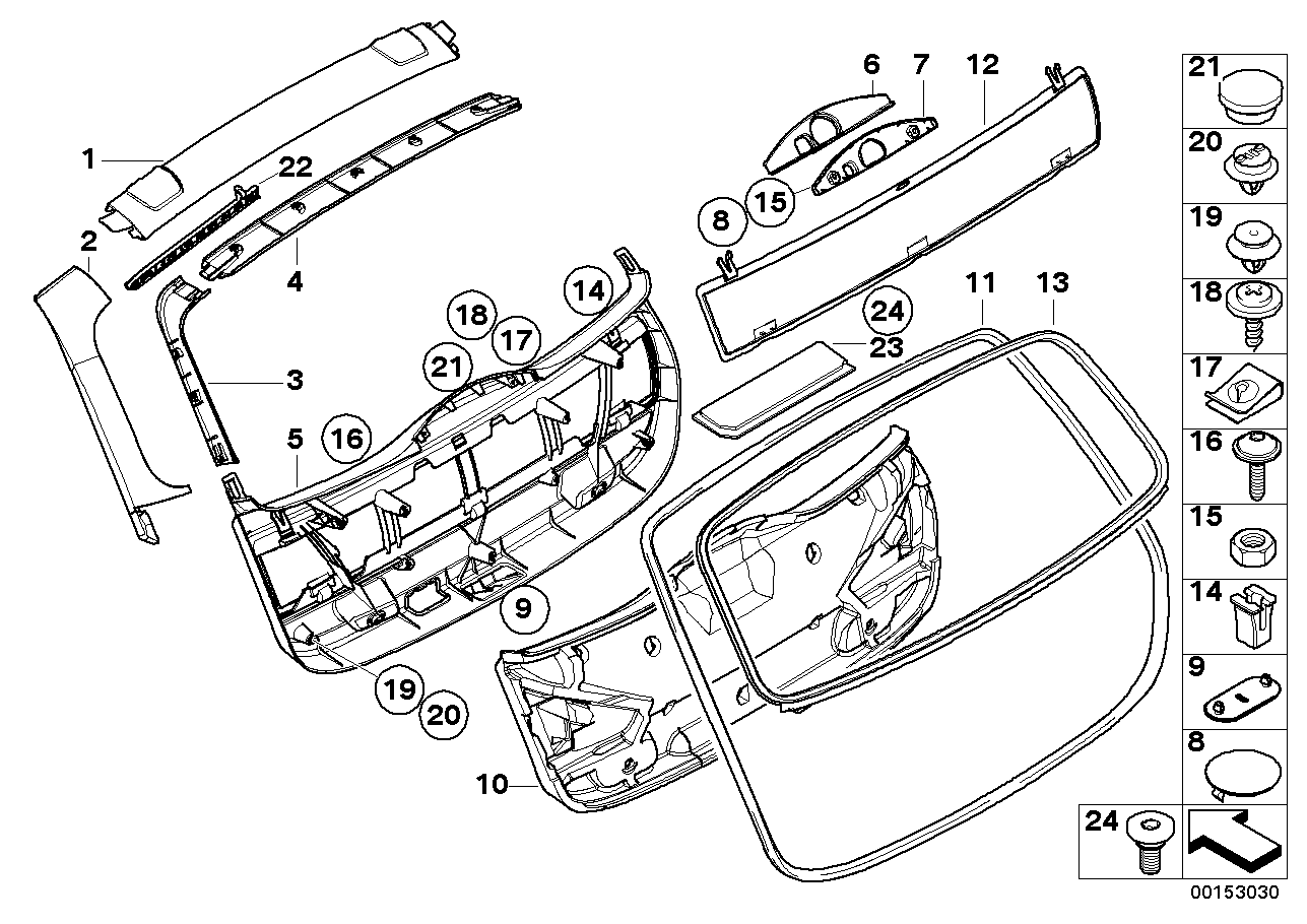 BMW 51497164898 Molding Cover