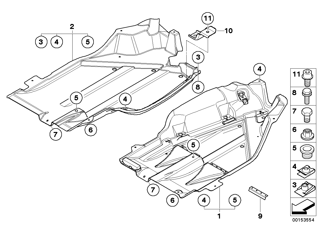 BMW 51473417402 Covering Tank, Left