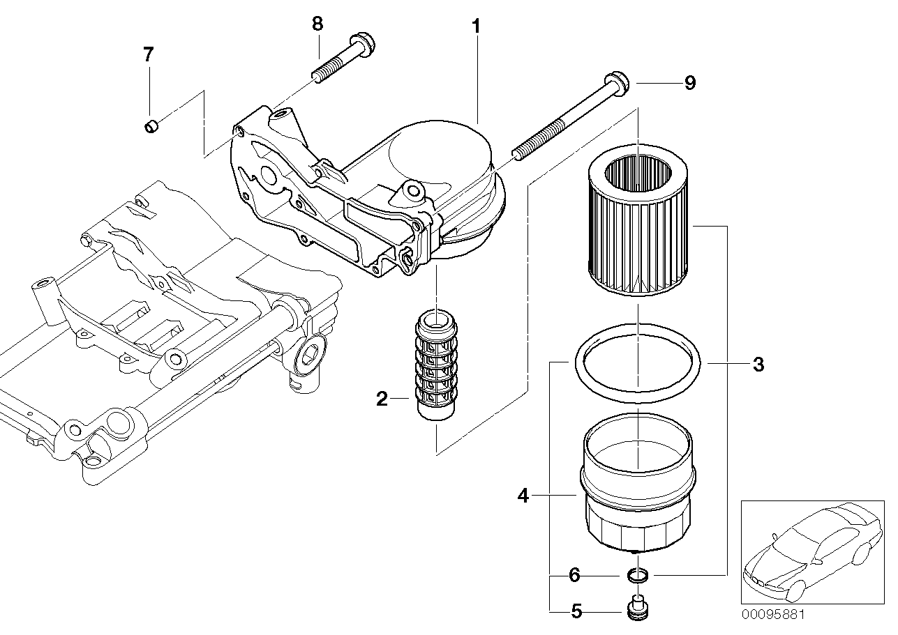 BMW 11417571544 Hex Bolt With Washer