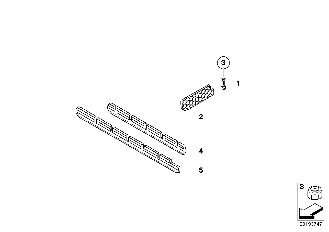 BMW 51477116736 DIVIDING ELEMENT SHORT