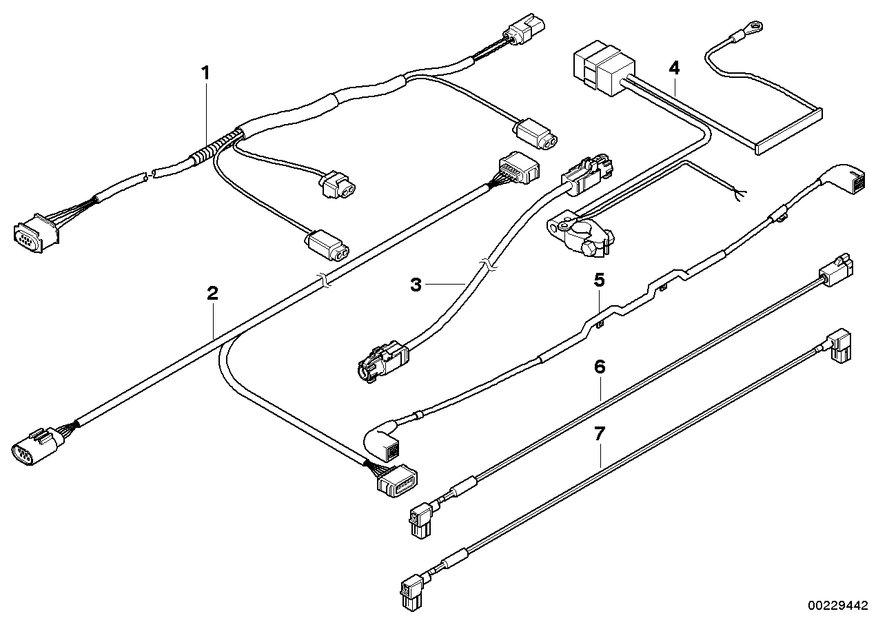 BMW 61119137935 Connecting Line Usb/Hub