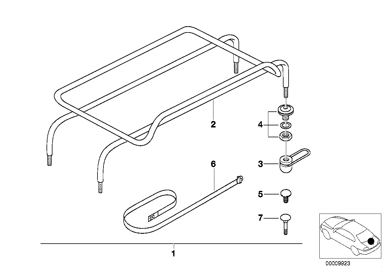 BMW 82799405843 Arrester Cable