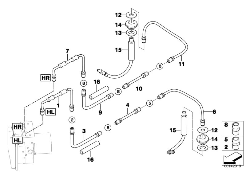 BMW 34326772484 Pipe