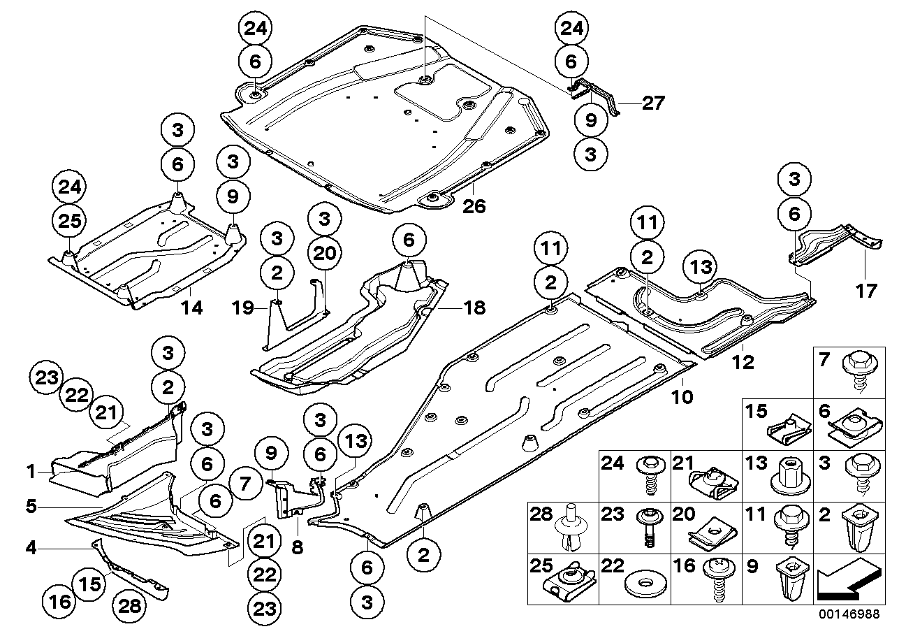 BMW 51717002379 Underfloor Coating Center