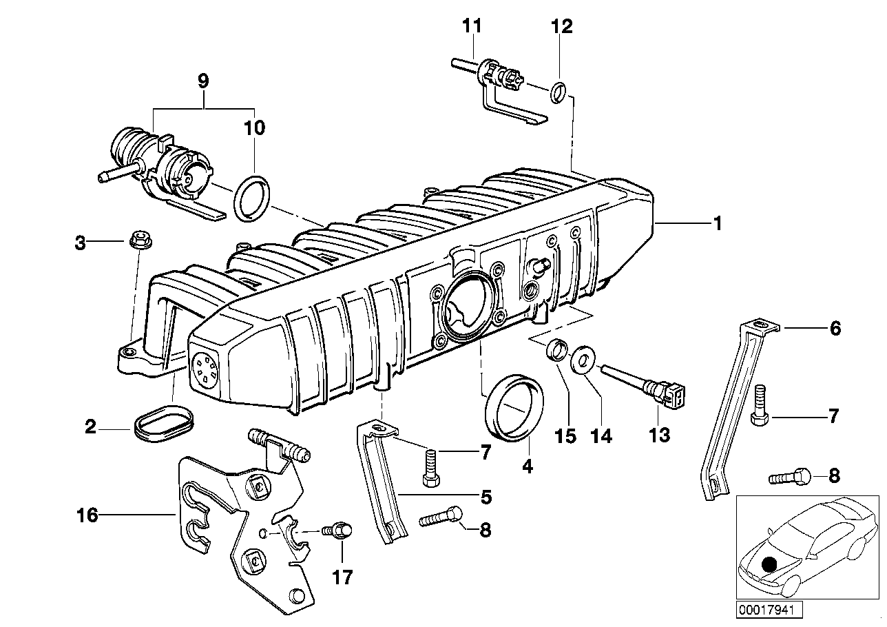 BMW 11611730266 Connector