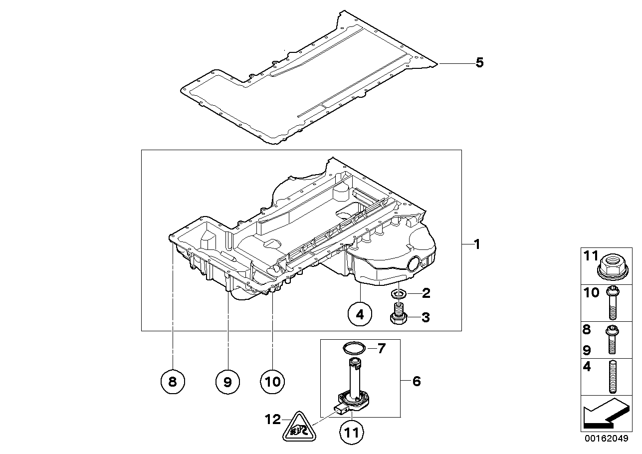 BMW 07129905599 Isa Screw With Washer