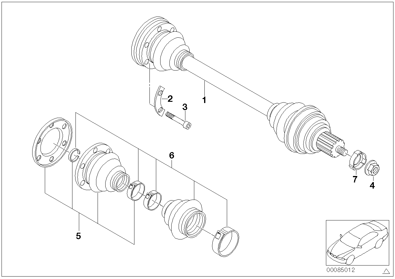 BMW 33211227279 Torx Screw