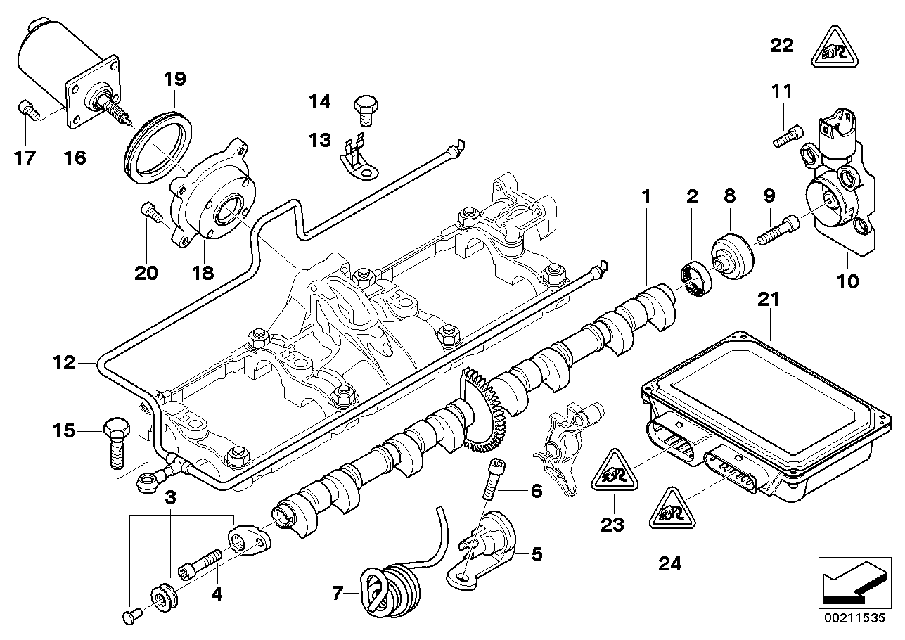 BMW 11377510353 Retainer Spring