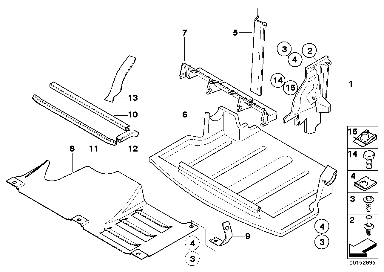 BMW 51718041489 Seal, Engine Compartment Shielding