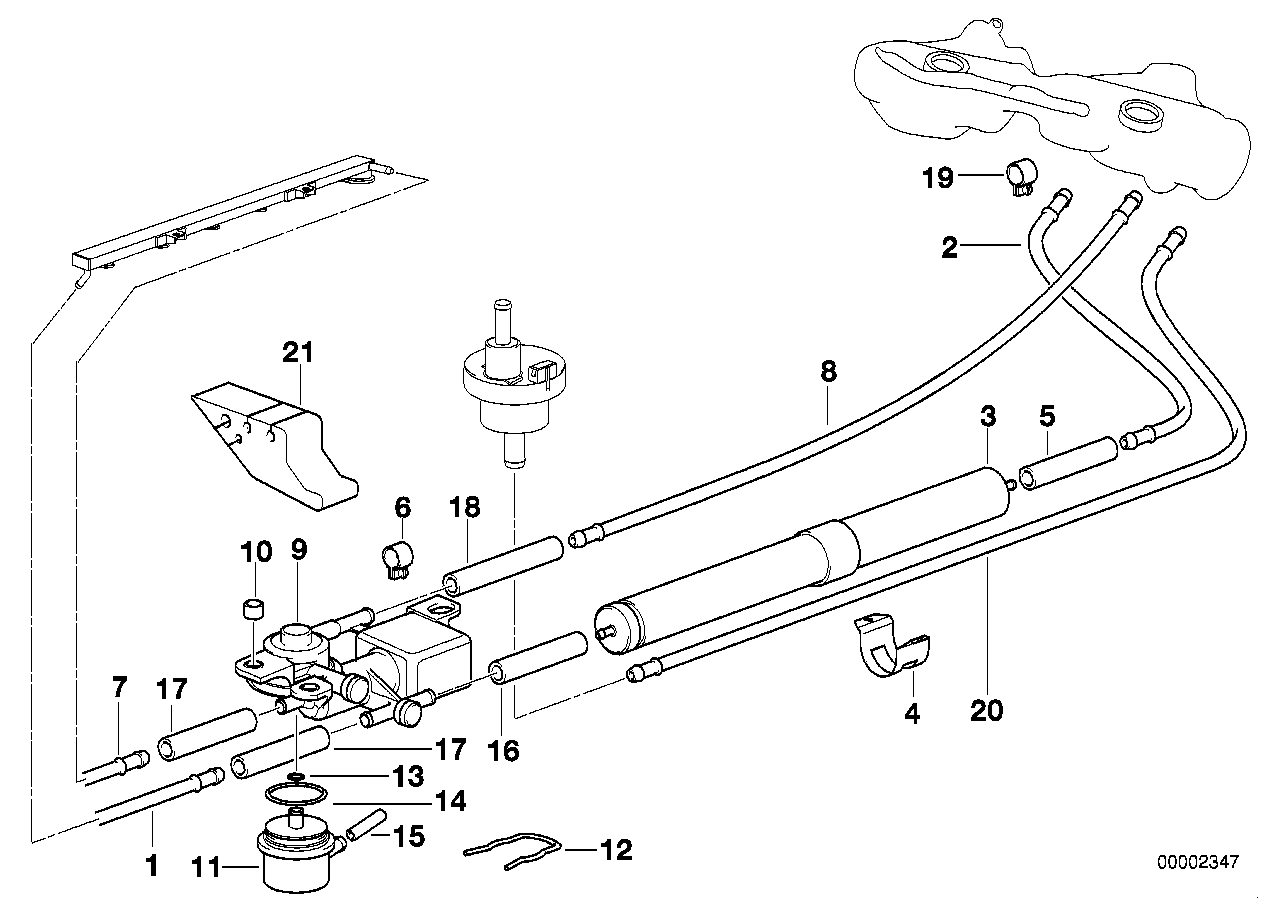 BMW 13531341694 Clamping Spring