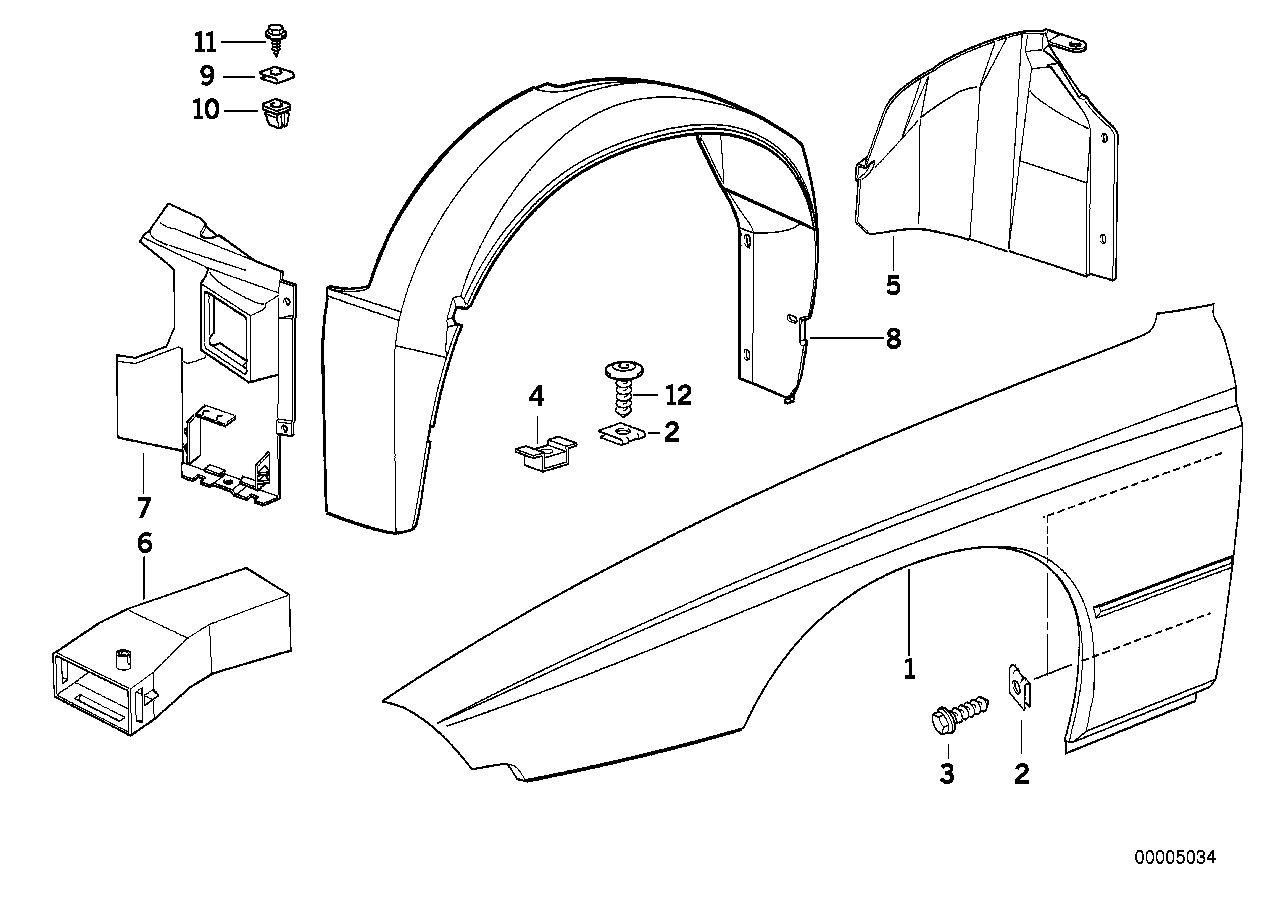 BMW 51718118991 Covering Left