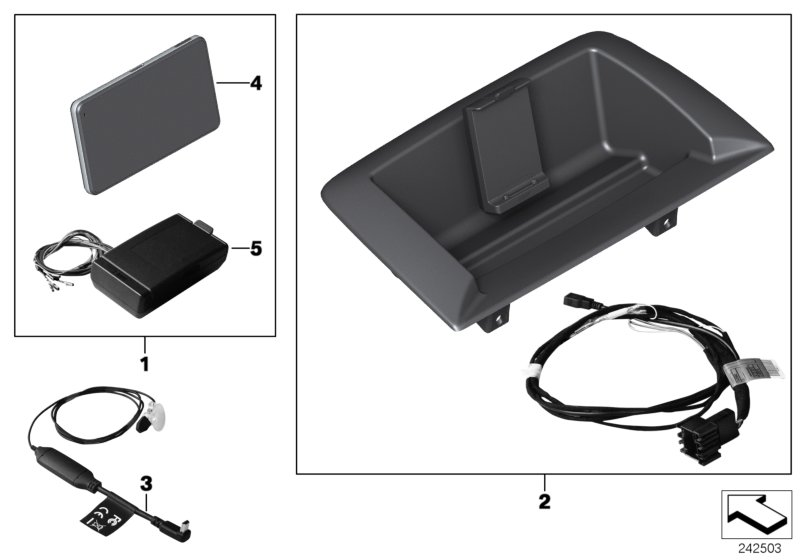 BMW 65902208580 Holder, Navigation Portable Plus