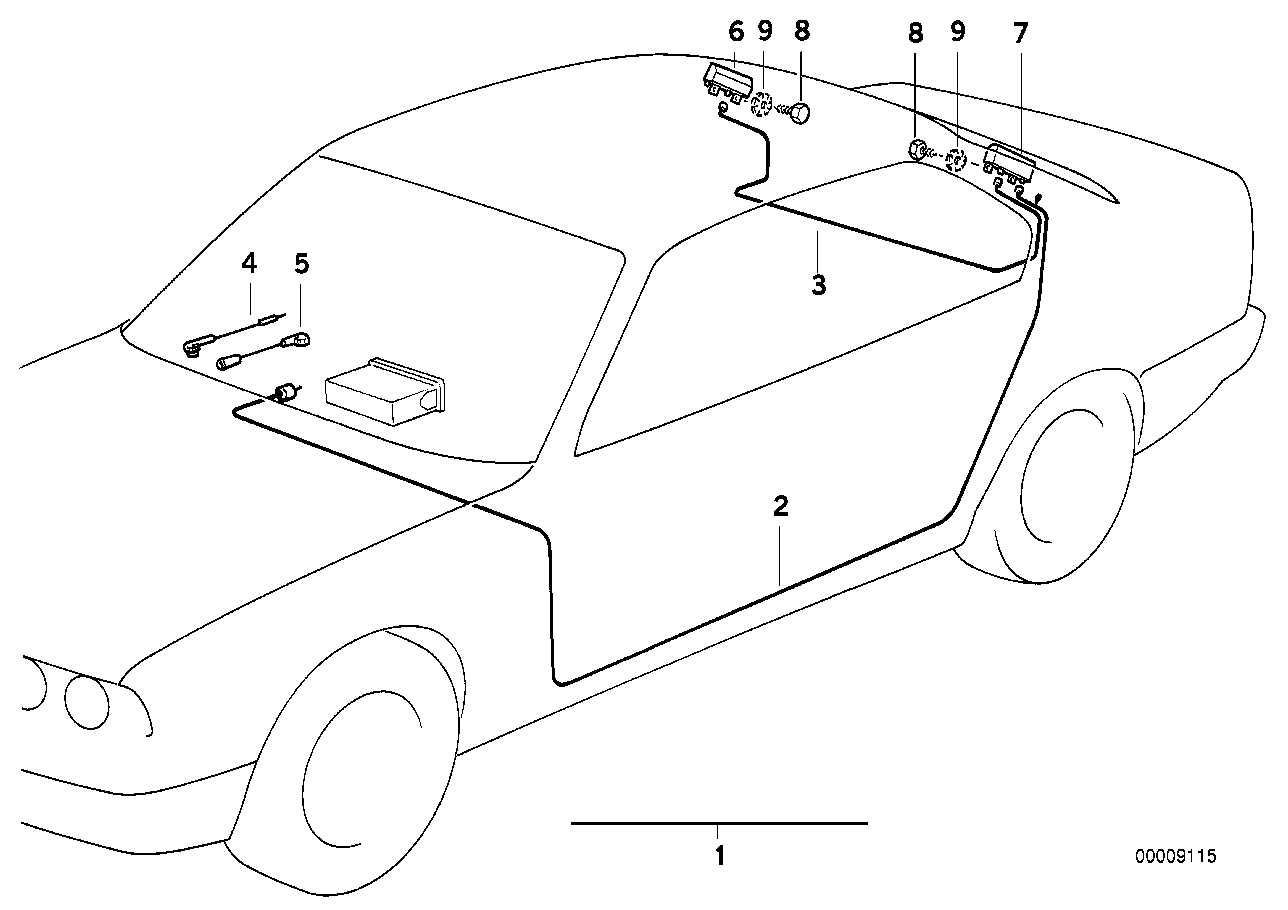 BMW 65258351246 Amplifier/Trap Circuit