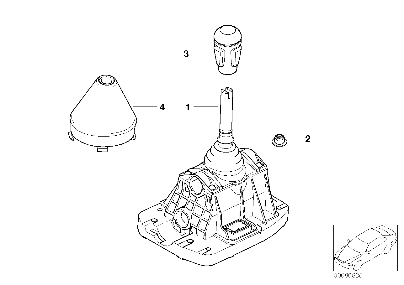 BMW 25122283852 Gear Shifting Steptronic, Smg