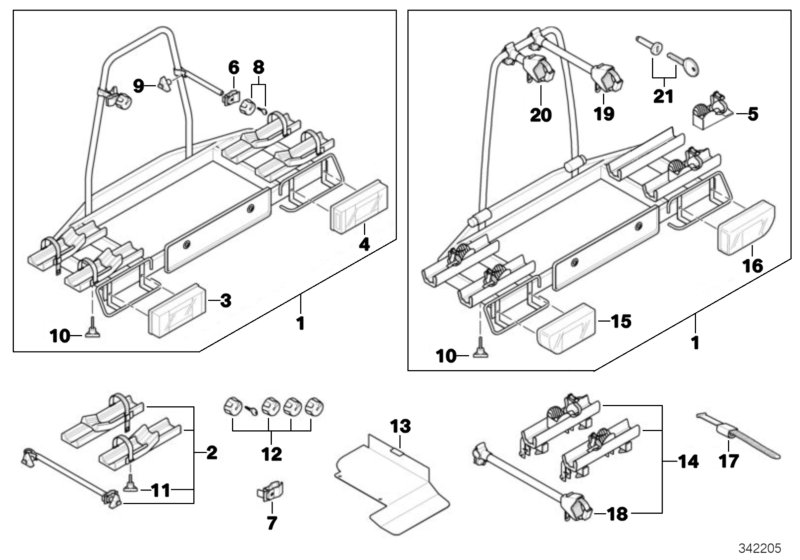 BMW 82799404852 Holder