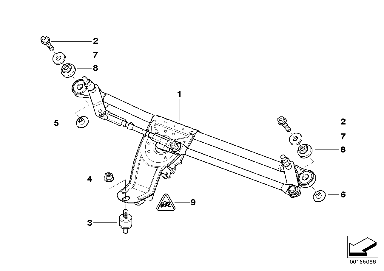 BMW 61138352360 Universal Socket Housing Uncoded