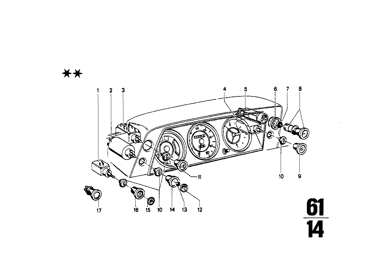 BMW 61311352645 Button