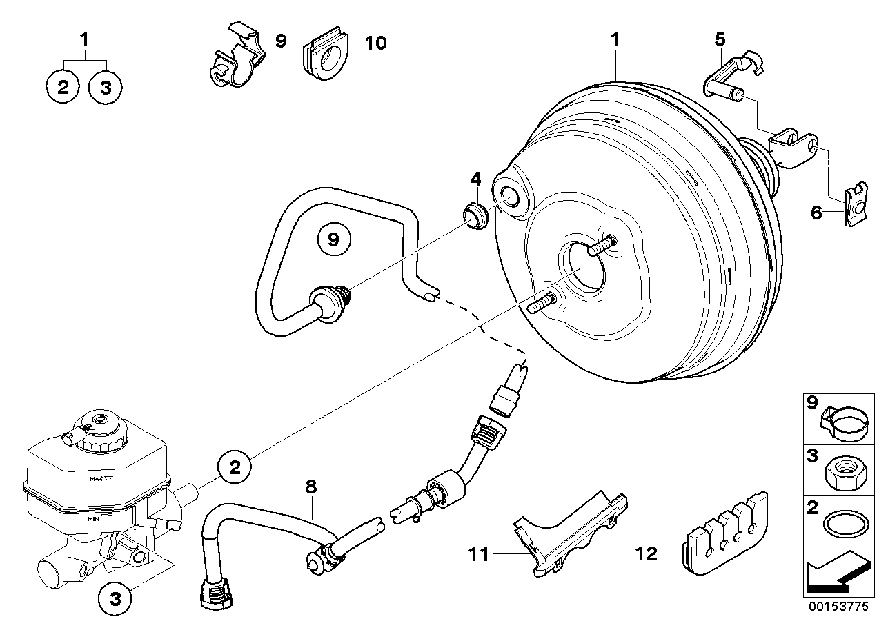34333416004 Genuine BMW Vacuum Pipe BMW Parts Deal