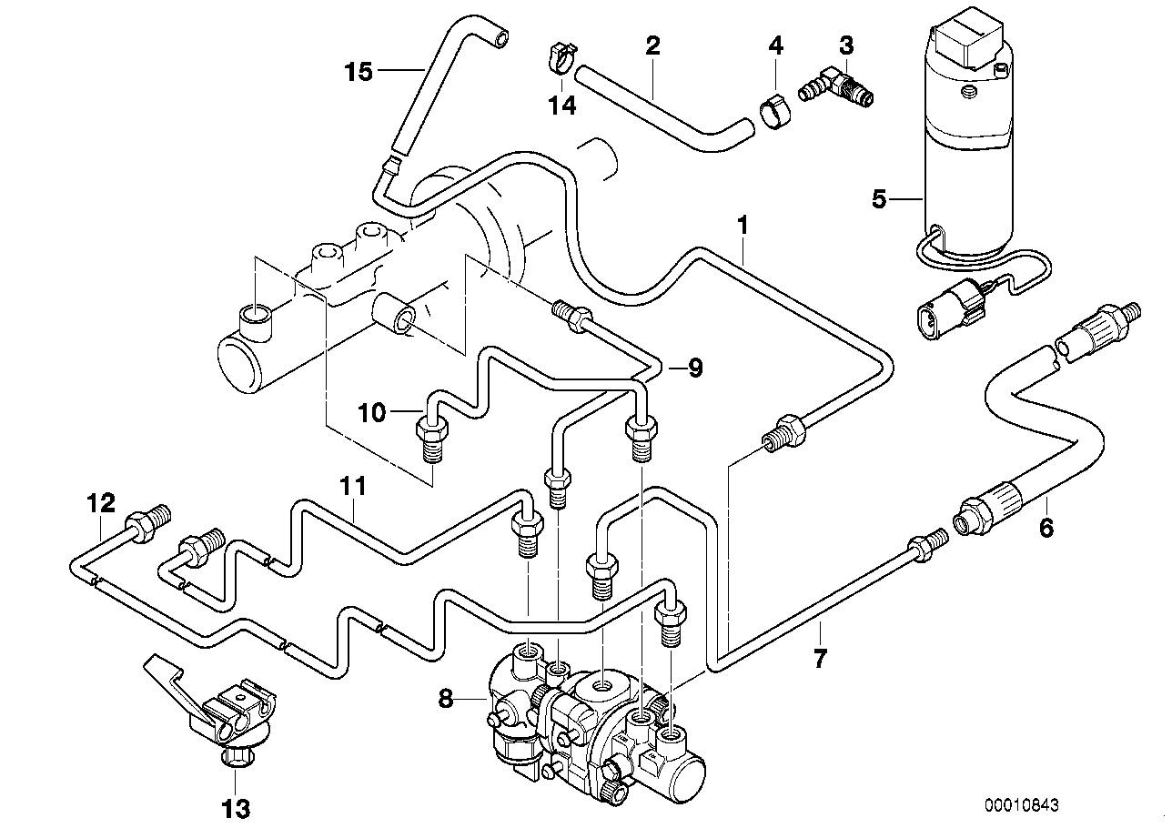 BMW 34321985694 Pipe