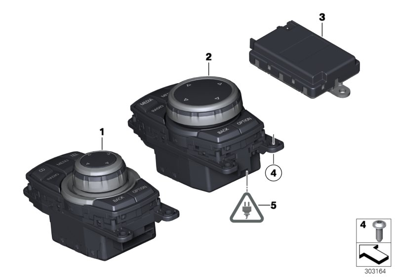 BMW 65829866967 Controller