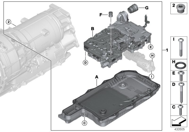 BMW 24008672568 RP REPAIR KIT, MECHATRONICS